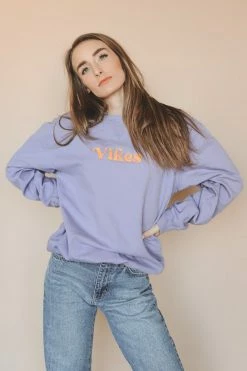 HumanKIND Crewneck Sweatshirts VIKES VINTAGE EMBROIDERED CREWNECK