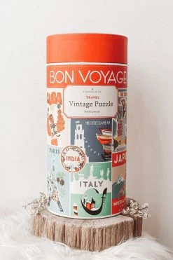 CAVALLINI PAPERS & CO. TRAVEL VINTAGE PUZZLE