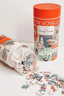 CAVALLINI PAPERS & CO. TRAVEL VINTAGE PUZZLE