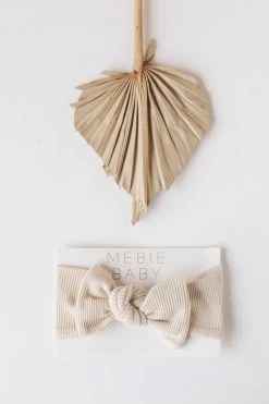 MEBIE BABY ORGANIC COTTON RIBBED HEAD WRAP ACCESSORIES