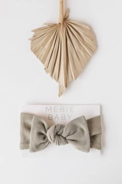 MEBIE BABY ORGANIC COTTON RIBBED HEAD WRAP ACCESSORIES