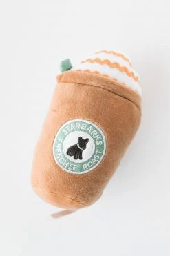 HAUTE DIGGITY DOG LIFESTYLE STARBARKS FRENCHIE ROAST DOG TOY - LARGE