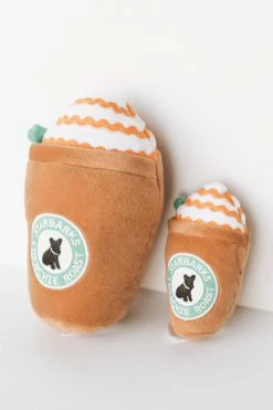 HAUTE DIGGITY DOG LIFESTYLE STARBARKS FRENCHIE ROAST DOG TOY - LARGE