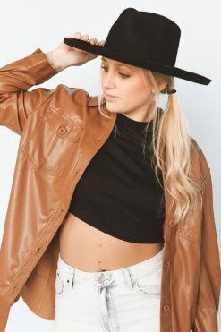 MISS LOVE JAXON LEATHER SHACKET