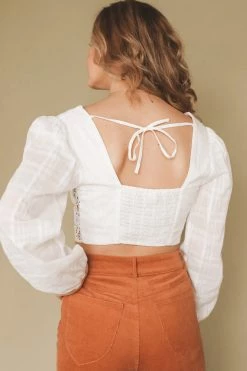 LE LIS Tops QUINN CROP TOP