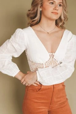 LE LIS Tops QUINN CROP TOP