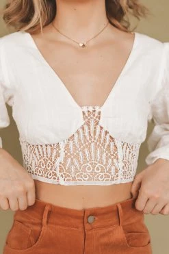 LE LIS Tops QUINN CROP TOP