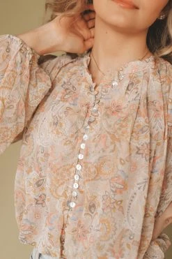 DRESS FORUM HAVEN CROPPED BLOUSE