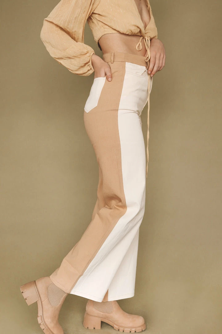 LE LIS KAYLA COLOR BLOCK PANTS Bottoms 3 LE LIS KAYLA COLOR BLOCK PANTS Bottoms