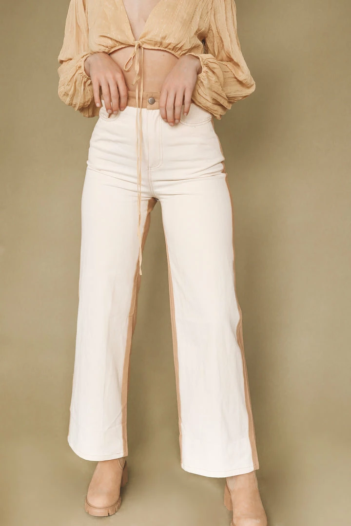 LE LIS KAYLA COLOR BLOCK PANTS Bottoms 5 LE LIS KAYLA COLOR BLOCK PANTS Bottoms