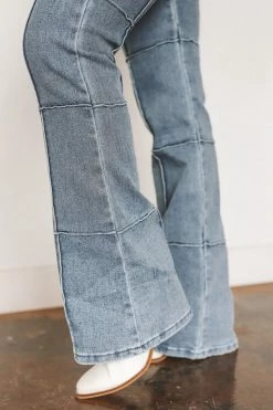 EMORY PARK BROOKE PATCHWORK JEANS