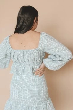 LE LIS CARLY GINGHAM CROP TOP 12 LE LIS CARLY GINGHAM CROP TOP