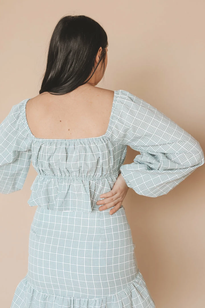 LE LIS CARLY GINGHAM CROP TOP 7 LE LIS CARLY GINGHAM CROP TOP