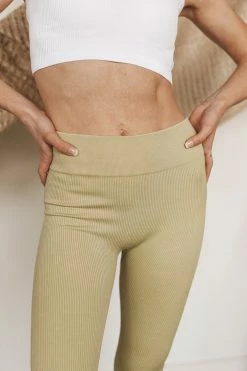 MONO B HIGH-WAISTED MINERAL WASH LEGGINGS