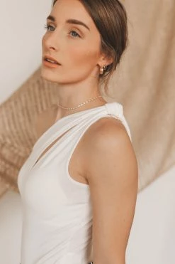 LUSH Tops ETTA ONE SHOULDER BODYSUIT