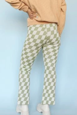 MISS LOVE OFF THE GRID KNIT PANTS Bottoms