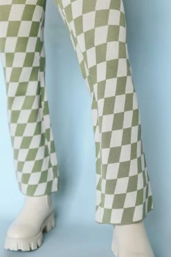 MISS LOVE OFF THE GRID KNIT PANTS Bottoms