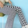 MISS LOVE LENI CHECKER KNIT PANTS