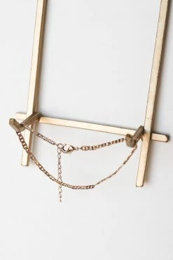 ELLISON + YOUNG ACCESSORIES GOLD STACKABLE ANKLET