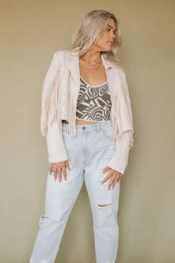 Kittsona Store Online 24 WISTERIA LANE Jackets + Button-ups JAIME FRINGE JACKET