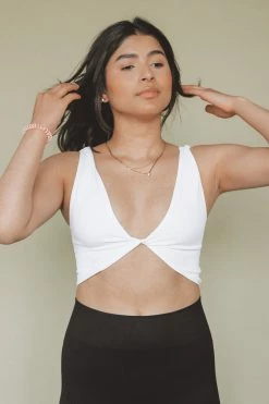 NIKIBIKI REVERSIBLE TWIST BRA TOP BASICS