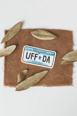 EMILY DREYER State Pride MN UFFDA LICENSE PLATE STICKER