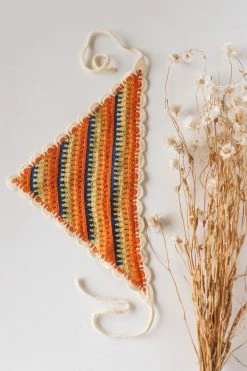DENIM & DAISY RAINBOW CROCHET BANDANA ACCESSORIES