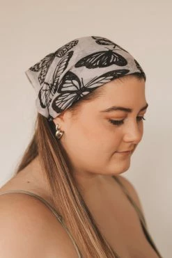 DENIM & DAISY BUTTERFLY PRINTED BANDANA ACCESSORIES