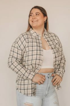 HEM & THREAD Jackets + Button-ups HEIDI PLAID BUTTON-UP