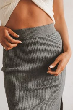 WISHLIST MONA WAFFLE KNIT SKIRT Bottoms