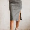 WISHLIST MONA WAFFLE KNIT SKIRT Bottoms