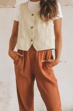 WISHLIST Bottoms MACEY WOVEN PANTS 10 WISHLIST Bottoms MACEY WOVEN PANTS