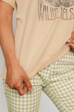 LivyLu Tops WILLIE NELSON IN THE SKY TEE