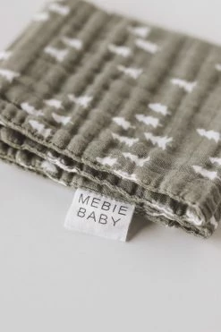 MEBIE BABY PINES BURP CLOTH