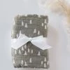 MEBIE BABY PINES MUSLIN SWADDLE BLANKET LIFESTYLE