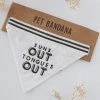 SANTA BARBARA DESIGN STUDIO For Pets PET BANDANA · SUNS OUT TONGUES OUT