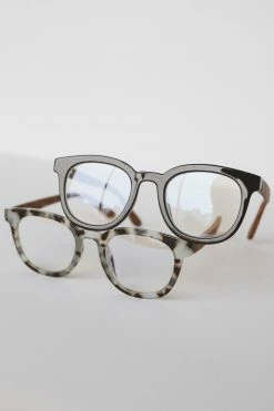 BLUE PLANET SLATE BLUE LIGHT GLASSES