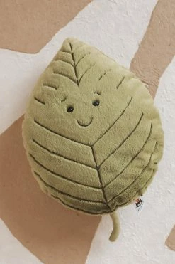 JELLYCAT WOODLAND BEECH LEAF PLUSH 16" LIFESTYLE