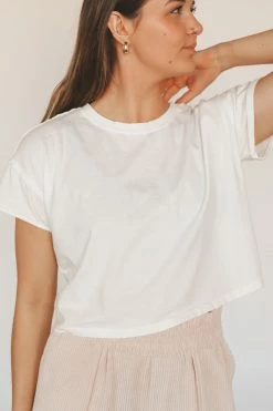 BY TOGETHER CADEN CROPPED TEE