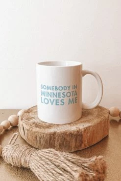 ACME LOCAL SOMEBODY IN MN LOVES ME MUG Kitchen + Hosting