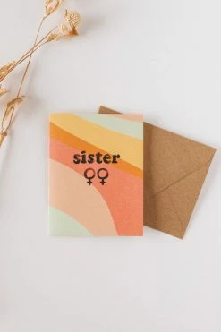 DAYDREAM PRINTS SISTER CARD