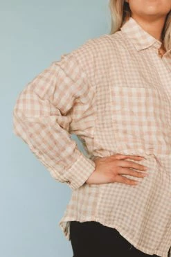 MISS LOVE FAR FIELDS BUTTON-UP