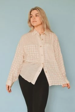 MISS LOVE FAR FIELDS BUTTON-UP