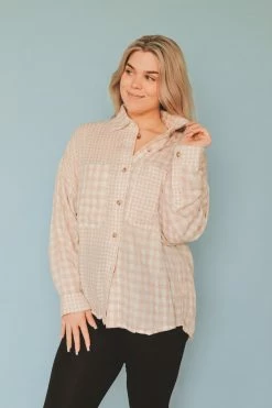 MISS LOVE FAR FIELDS BUTTON-UP
