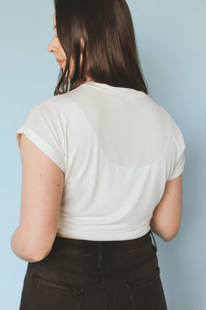 LUSH Tops TAYSHIA TWIST-FRONT TEE 11 LUSH Tops TAYSHIA TWIST-FRONT TEE