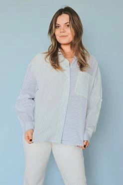 MISS LOVE Jackets + Button-ups HAMPTON BEACH BUTTON-UP