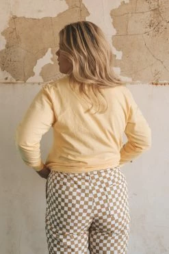 HumanKIND OH FER SHER EMBROIDERED LONG SLEEVE