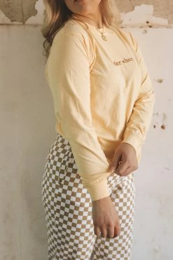 HumanKIND OH FER SHER EMBROIDERED LONG SLEEVE