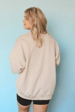 LIVYLU AMERICA PATCH VINTAGE CREWNECK Crewneck Sweatshirts