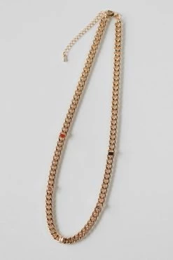 FAME ACCESSORIES NYC CHAIN LINK NECKLACE